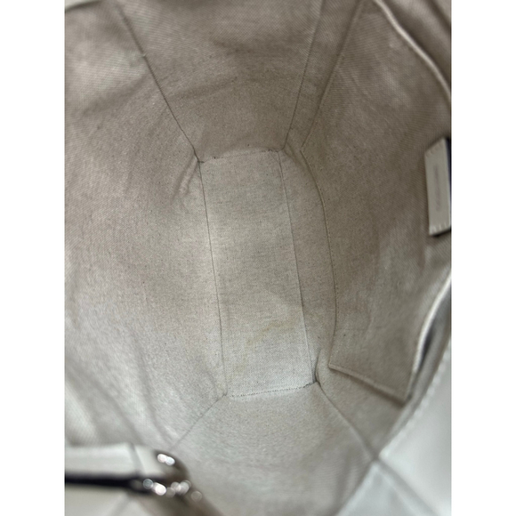 Women's Jimmy Choo Crossbody Bag White Silver Studded One Size - Picture 11 of 14